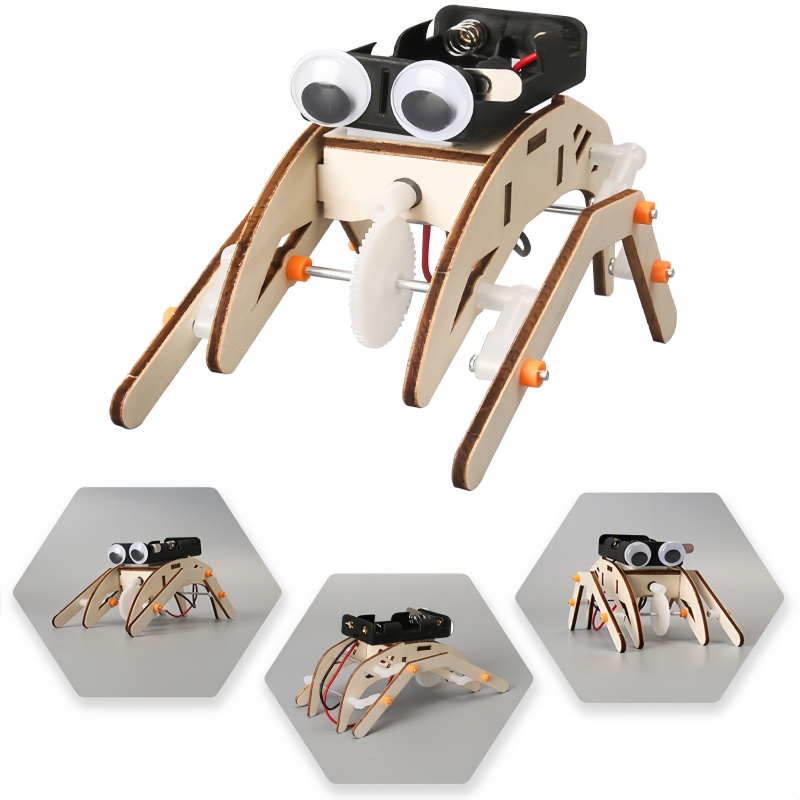 Line Follower Robot - Kit di Montaggio Robot Ragno Bionico