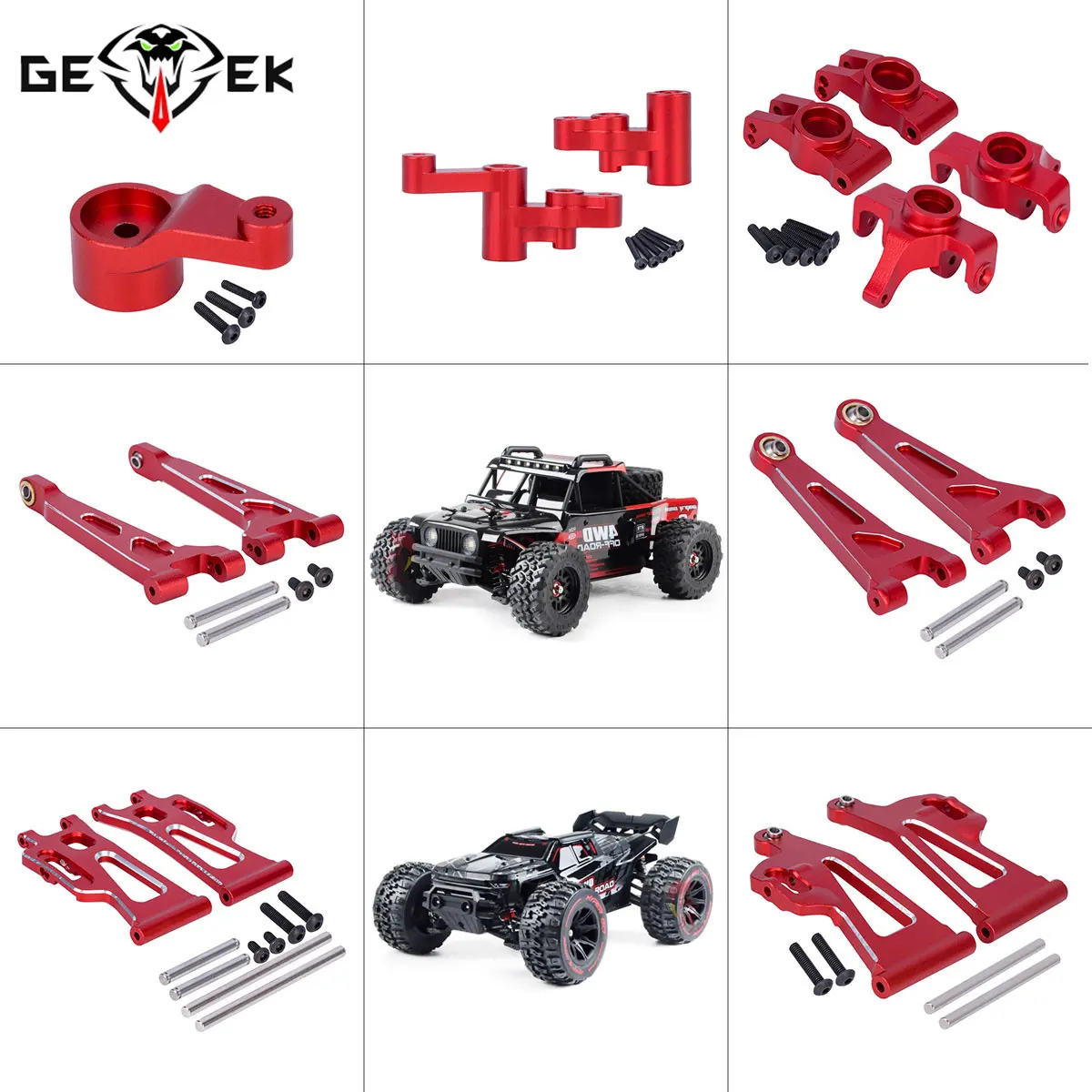 Robot Car Kit - Kit Bracci Oscillanti Anteriori e Posteriori