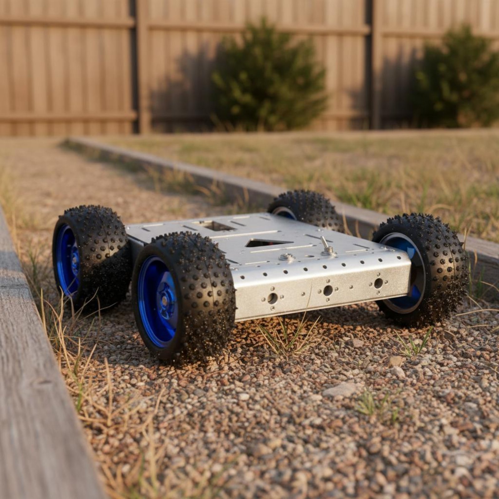 Robot Wheel - Telaio per Auto Robot 4WD Intelligente,