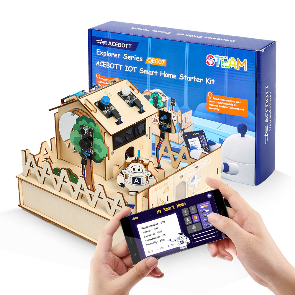 Microbit Robot - ACEBOTT Kit casa intelligente fai da