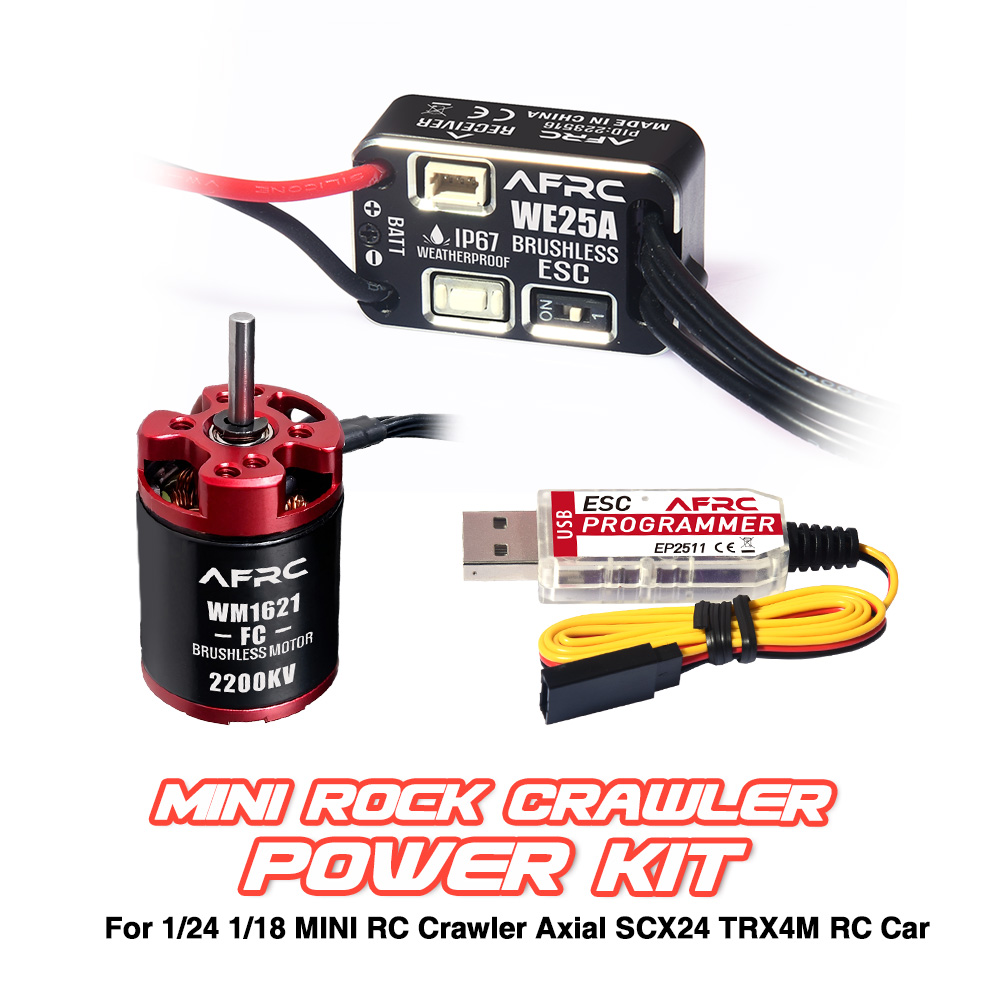 Robot Car Kit - Kit di Alimentazione ESC AFRC 25A