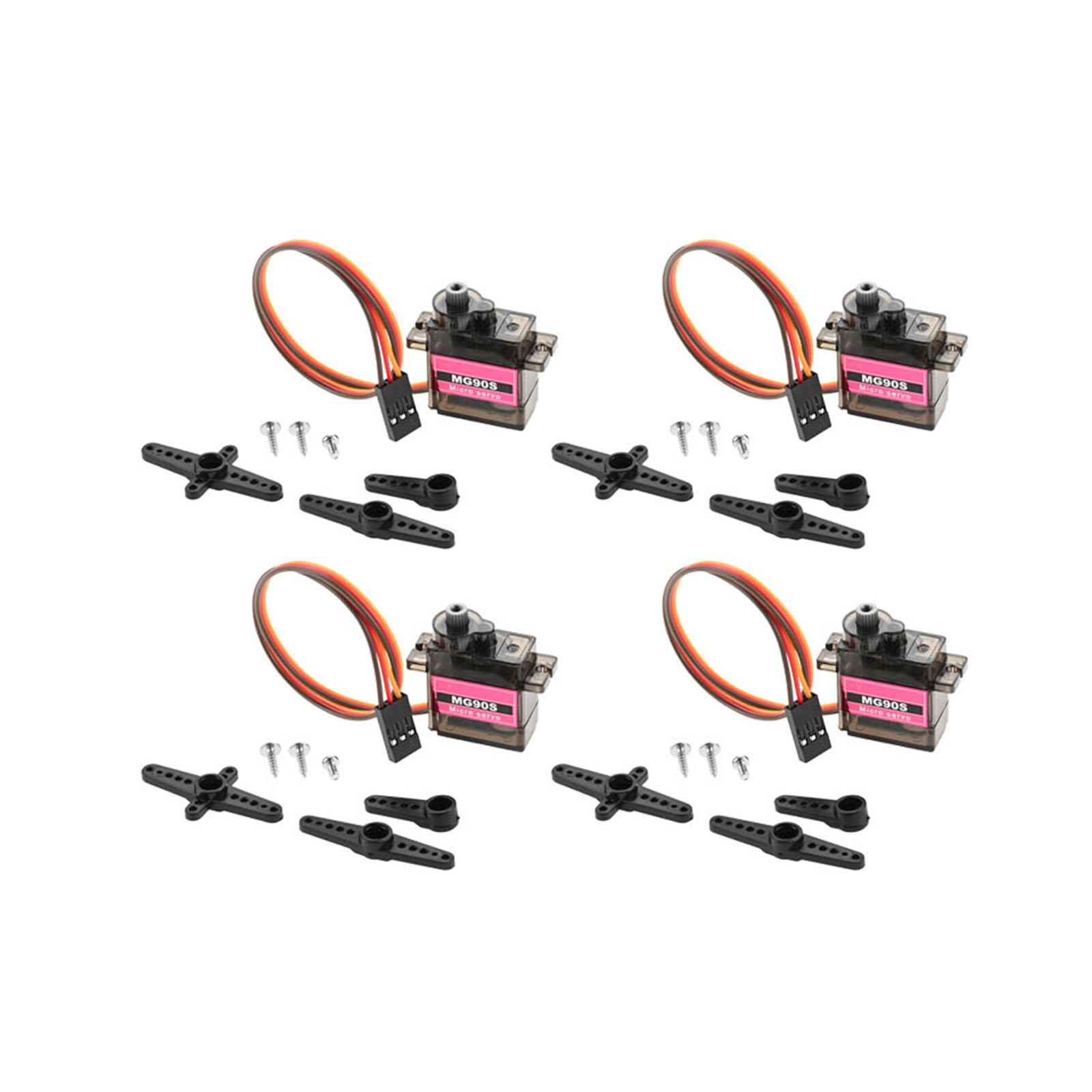Robot Arm Metal - 4 pz. Micro Servo con Ingranaggi