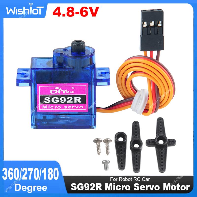 Servo Pan Tilt - Micro servomotore SG92R 4.8-6V 360/270/180 gradi