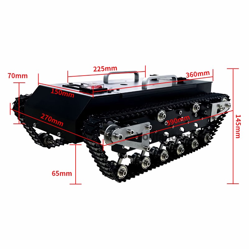 Telaio per Carro Armato RC con - Tracked Robot Chassis recensione e prezzo