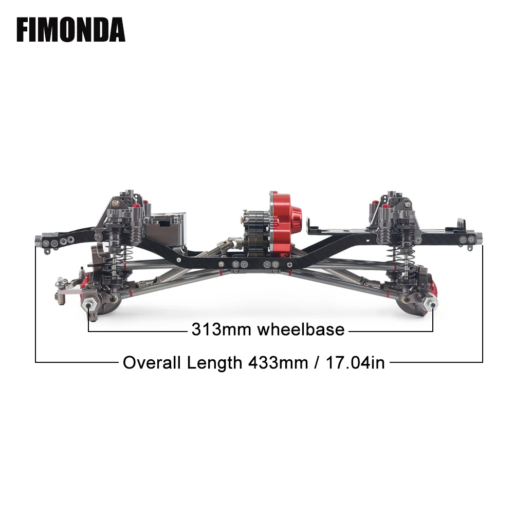 FIMONDA 1/10 RC Crawler Chassi - Robot Car Kit recensione e prezzo