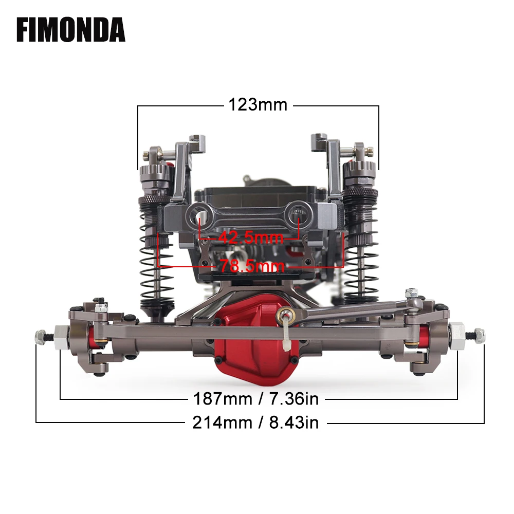 FIMONDA 1/10 RC Crawler Chassi - Robot Car Kit recensione e prezzo