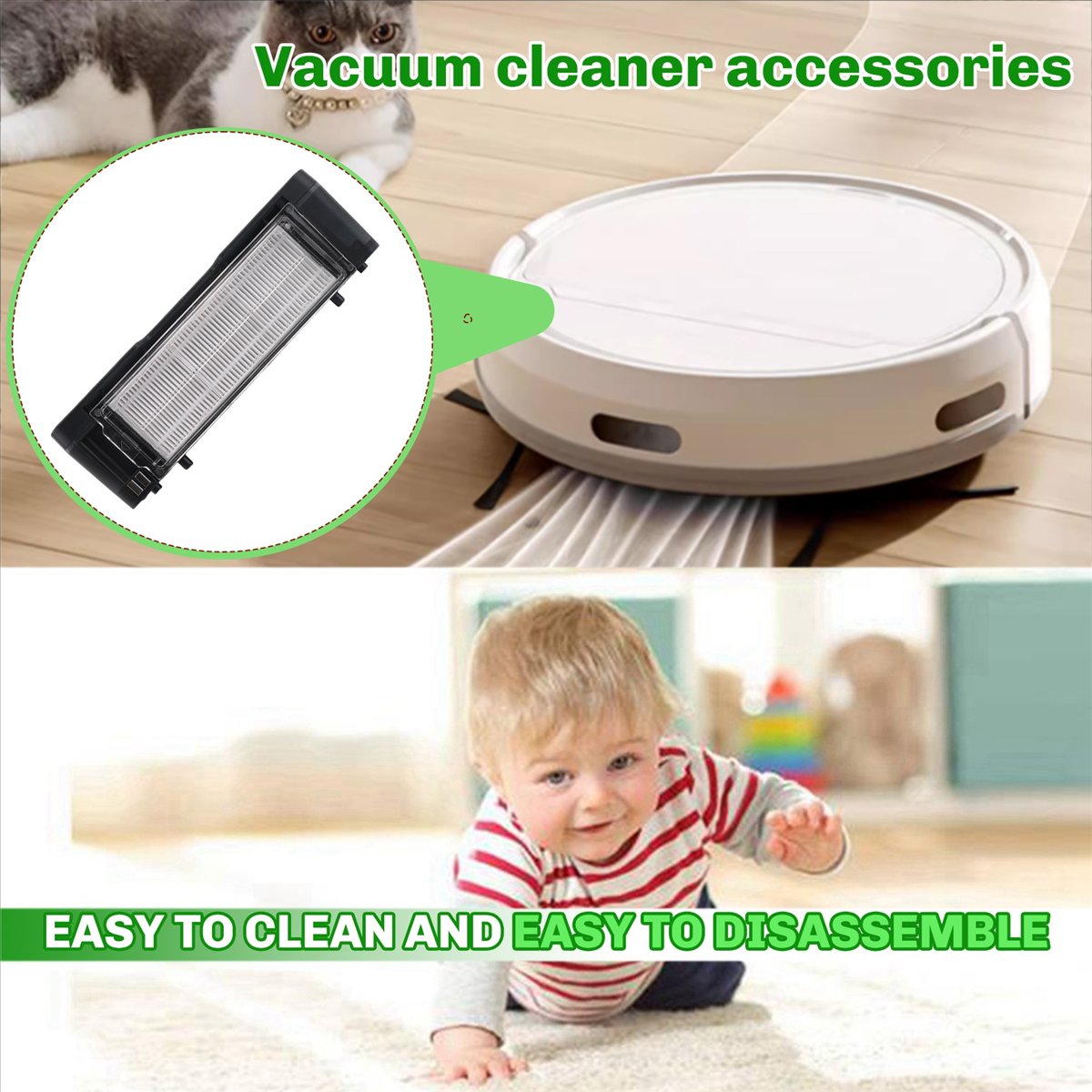 CHFL Contenitore 2 in 1 per Ac - Robot Vacuum recensione e prezzo