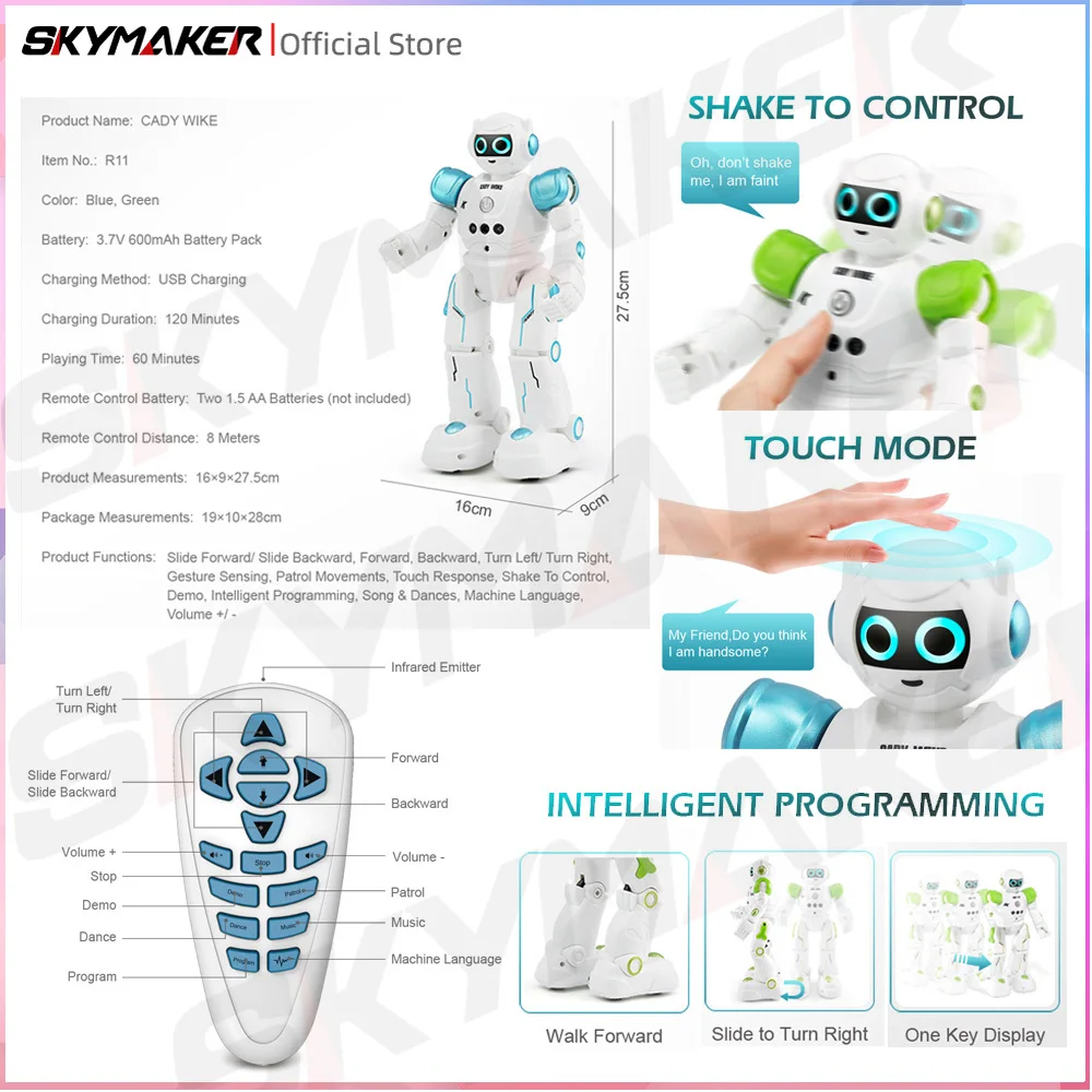 JJRC R11 RC Robot CADY WIKE Ge - Line Follower Robot recensione e prezzo