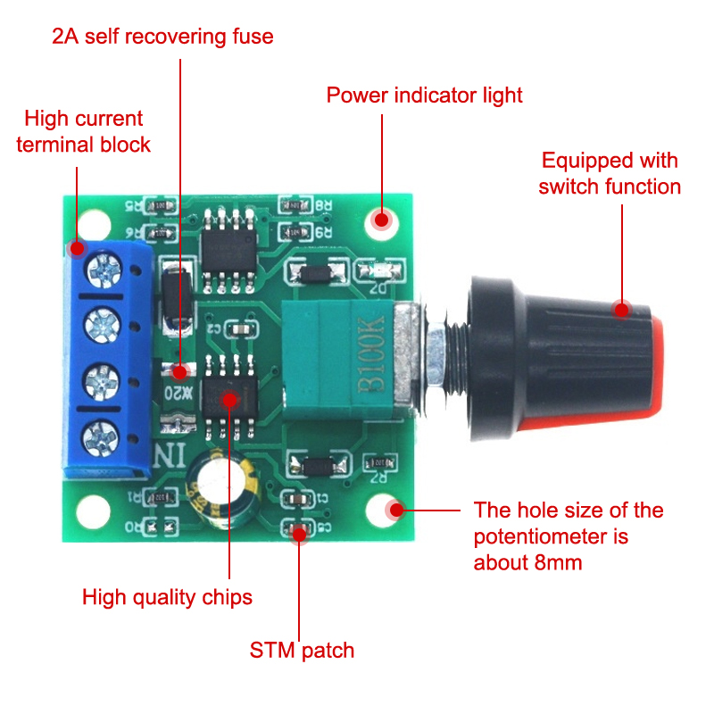 1 Pezzo Regolatore di Velocità - Dc Motor 12V recensione e prezzo