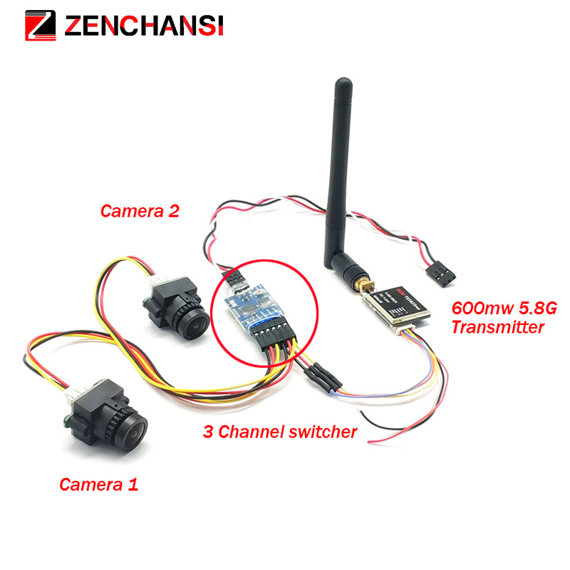 Doppia videocamera a 3 canali  - Pan Tilt Bracket recensione e prezzo