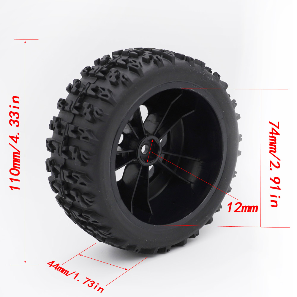 YSIDO 4 pz 110mm 1/10 Corso Br - Omni Wheel recensione e prezzo