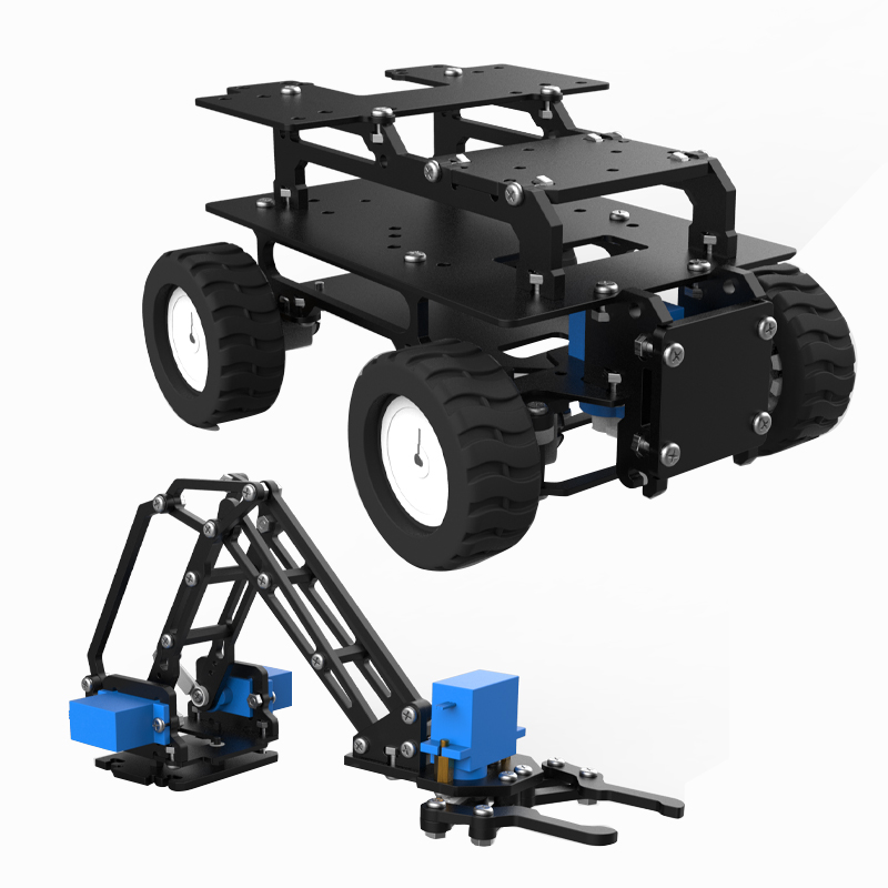 Acrilico 4WD Robot Auto Motore - Tracked Robot Chassis recensione e prezzo