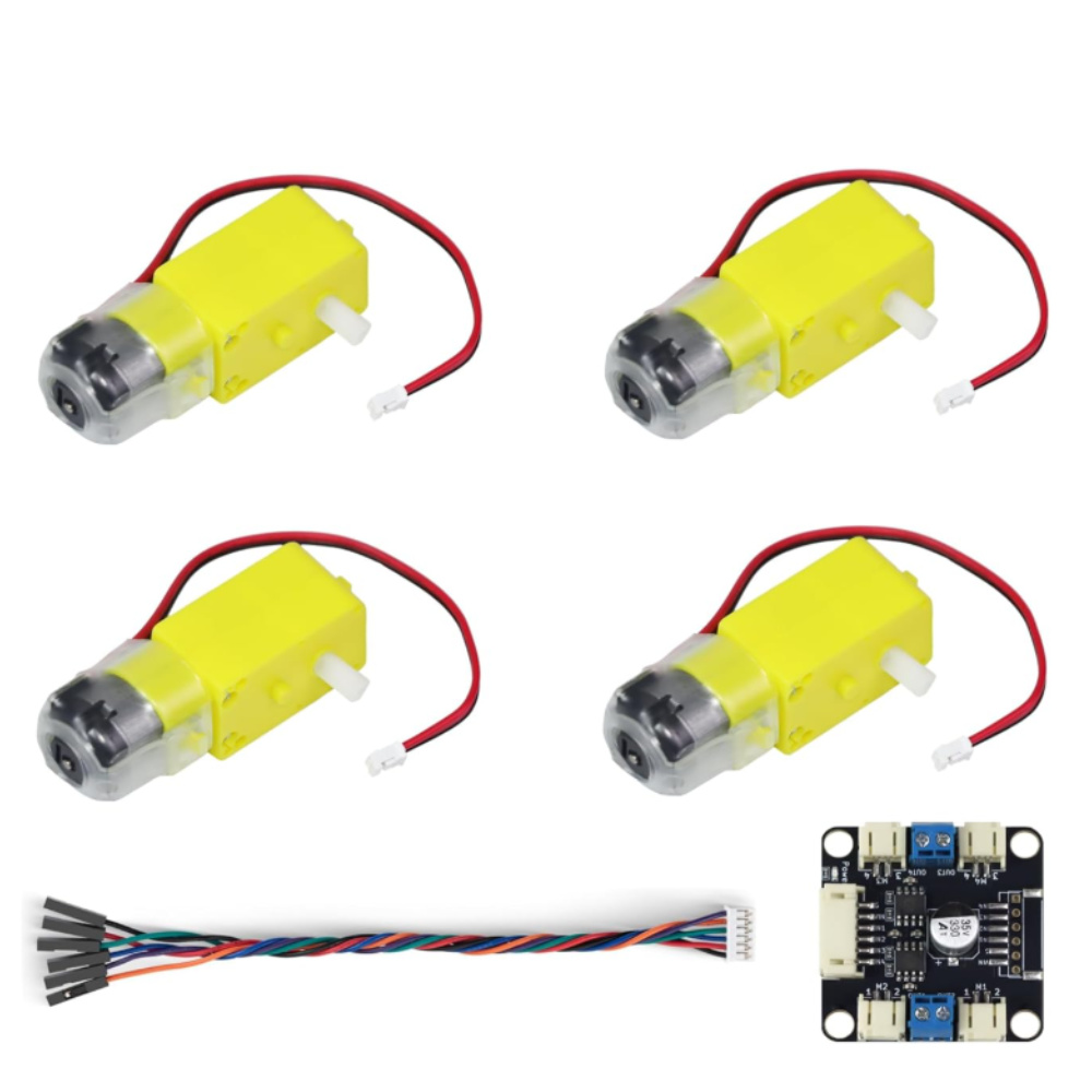Kit 4 Motori TT e Driver, Sost - Motor Driver L298N recensione e prezzo