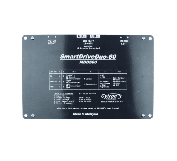 MDDS60 60Amp 7V-45V SmartDrive - Motor Driver Module recensione e prezzo