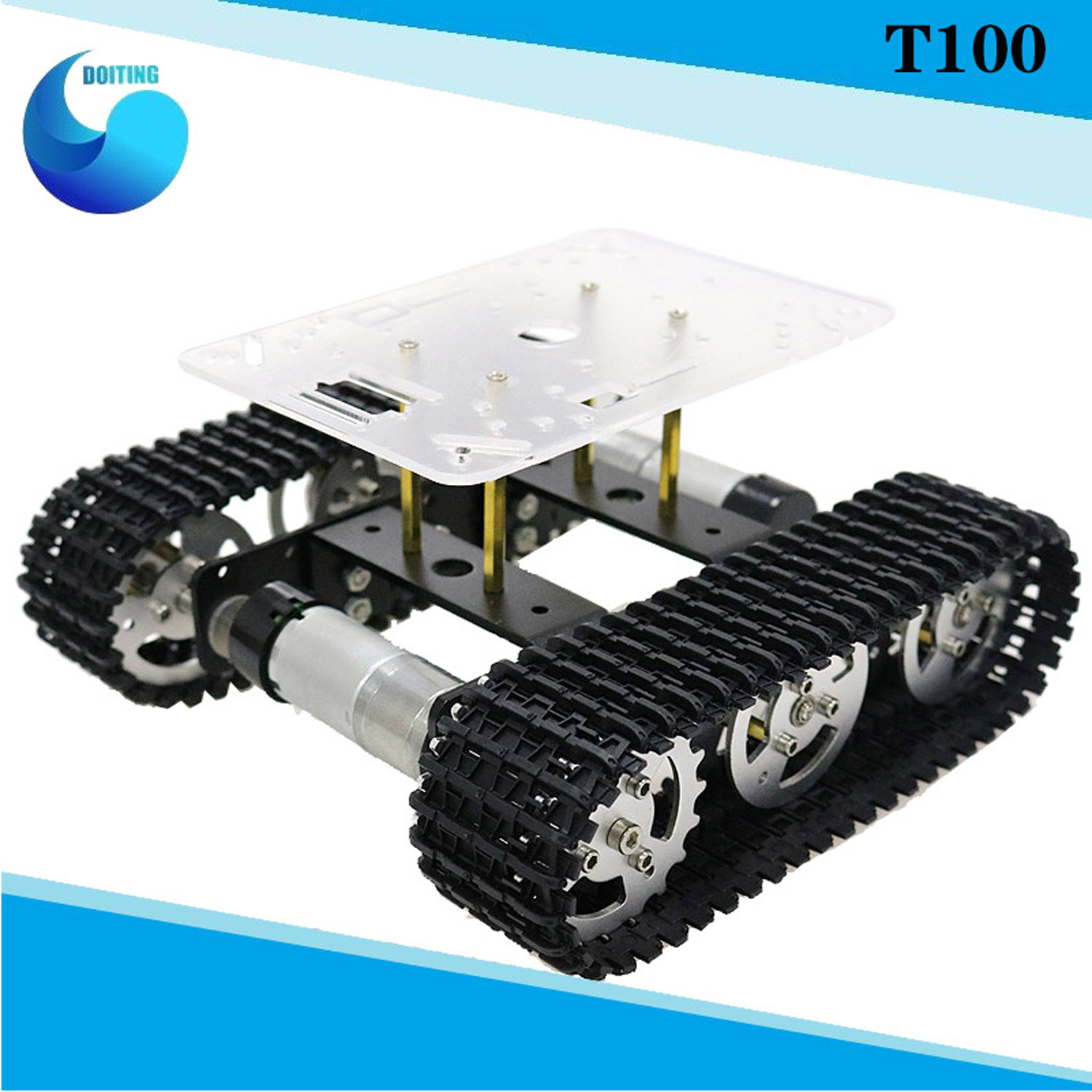 RC Metallo Robot Carro Armato  - Tracked Robot Chassis recensione e prezzo