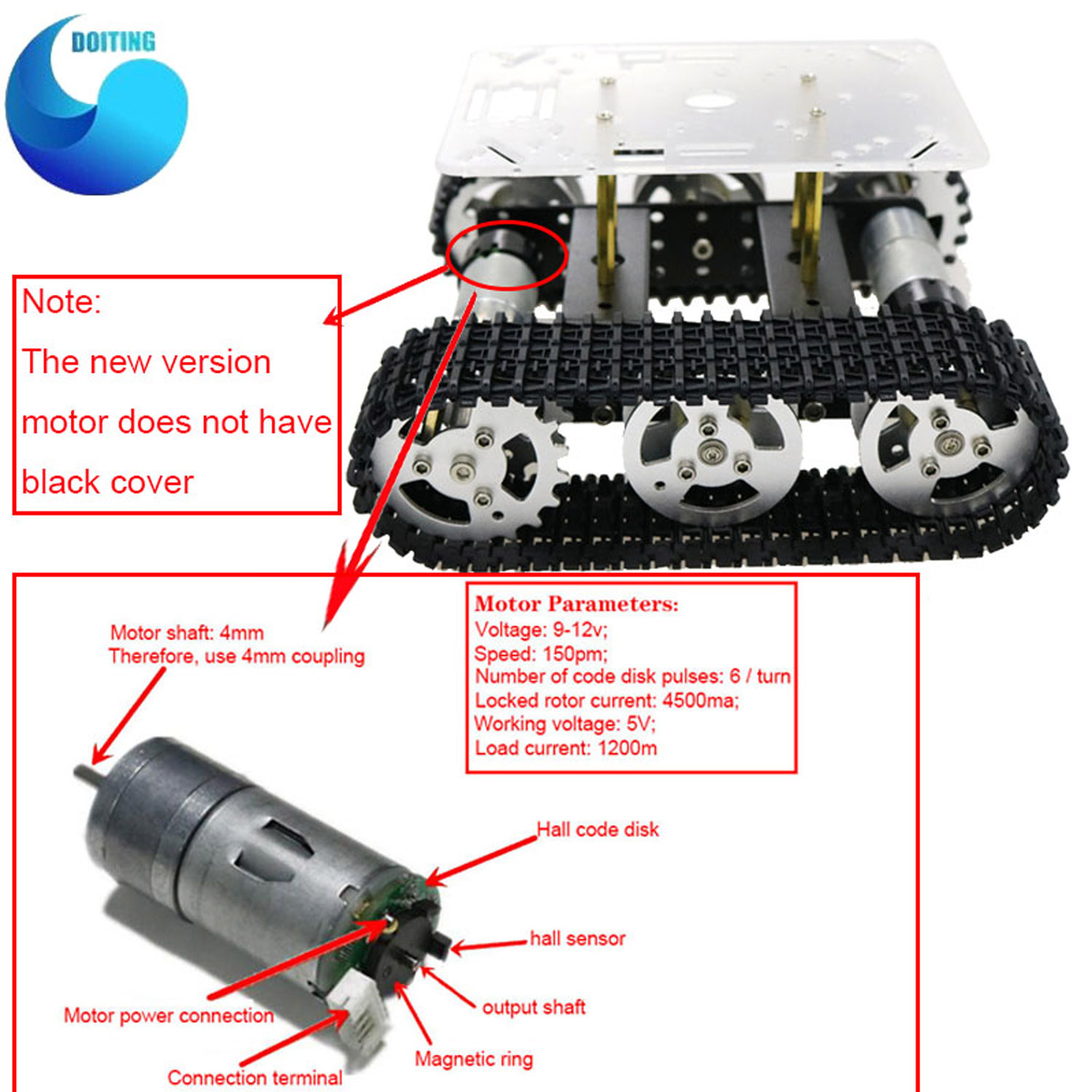 RC Metallo Robot Carro Armato  - Tracked Robot Chassis recensione e prezzo