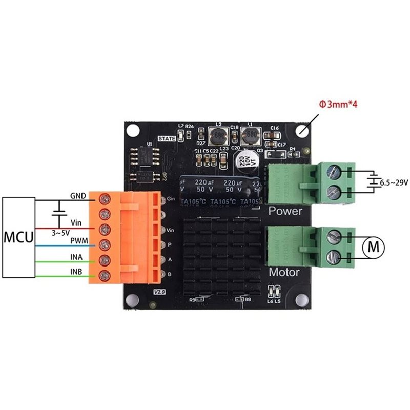 AT02-12V 24V 16A Modulo driver - Motor Driver Module recensione e prezzo