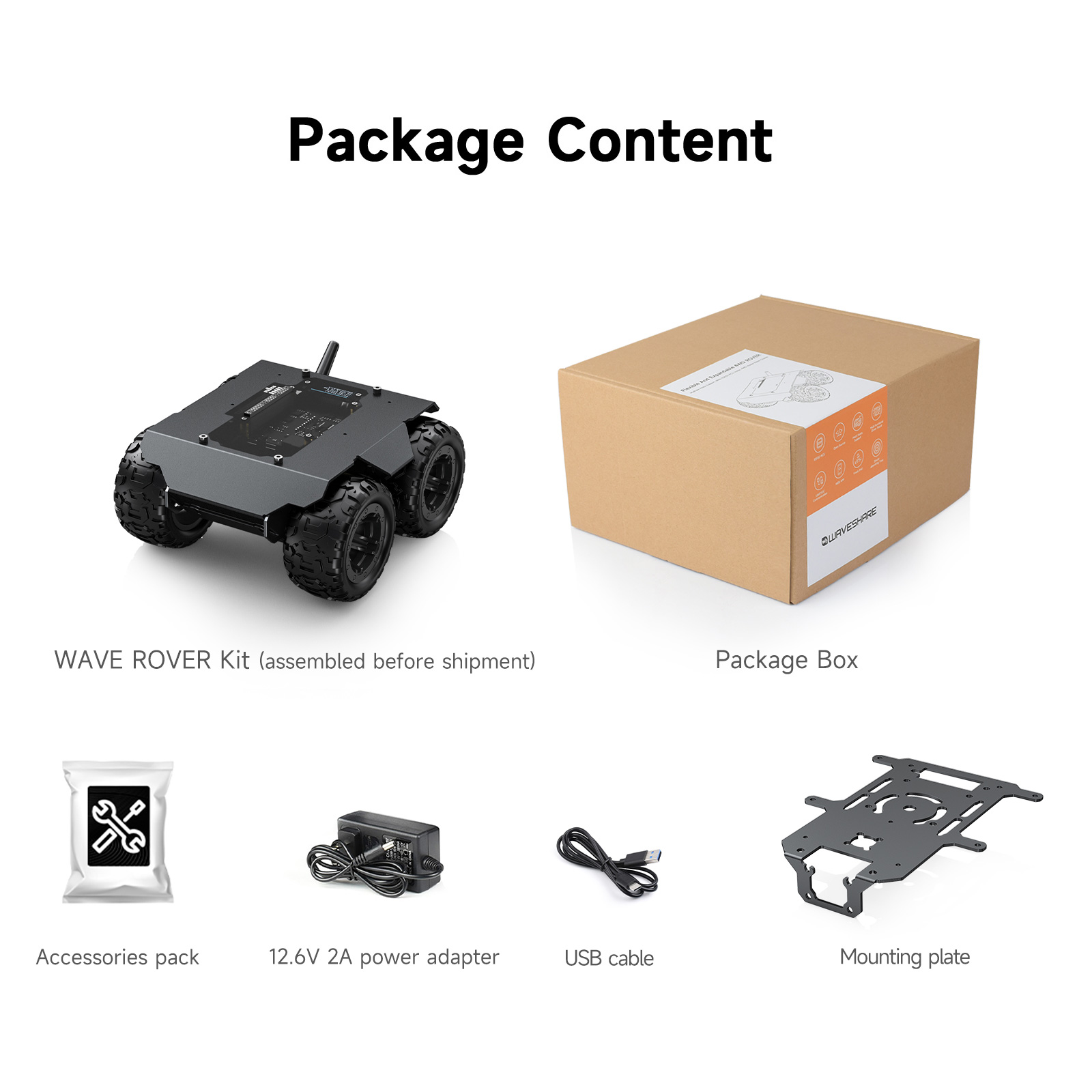 Waveshare WAVE ROVER Telaio ro - Robot Chassis recensione e prezzo