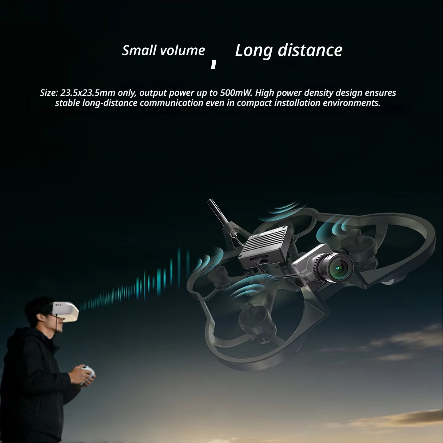 CADDXFPV Walksnail Ascent Lite - Pan Tilt Bracket recensione e prezzo